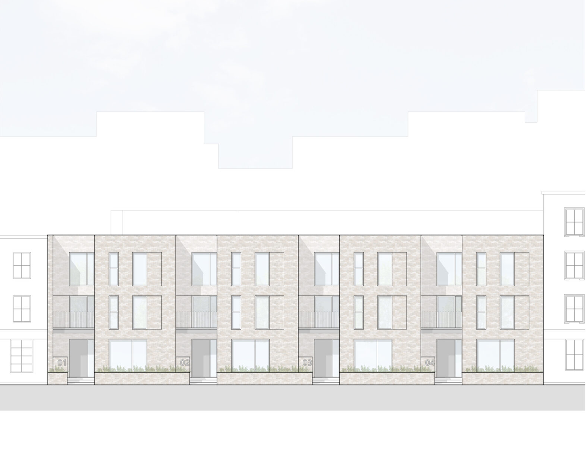 Camden Townhouses Elevation 1 Scaled 1 34D3E363